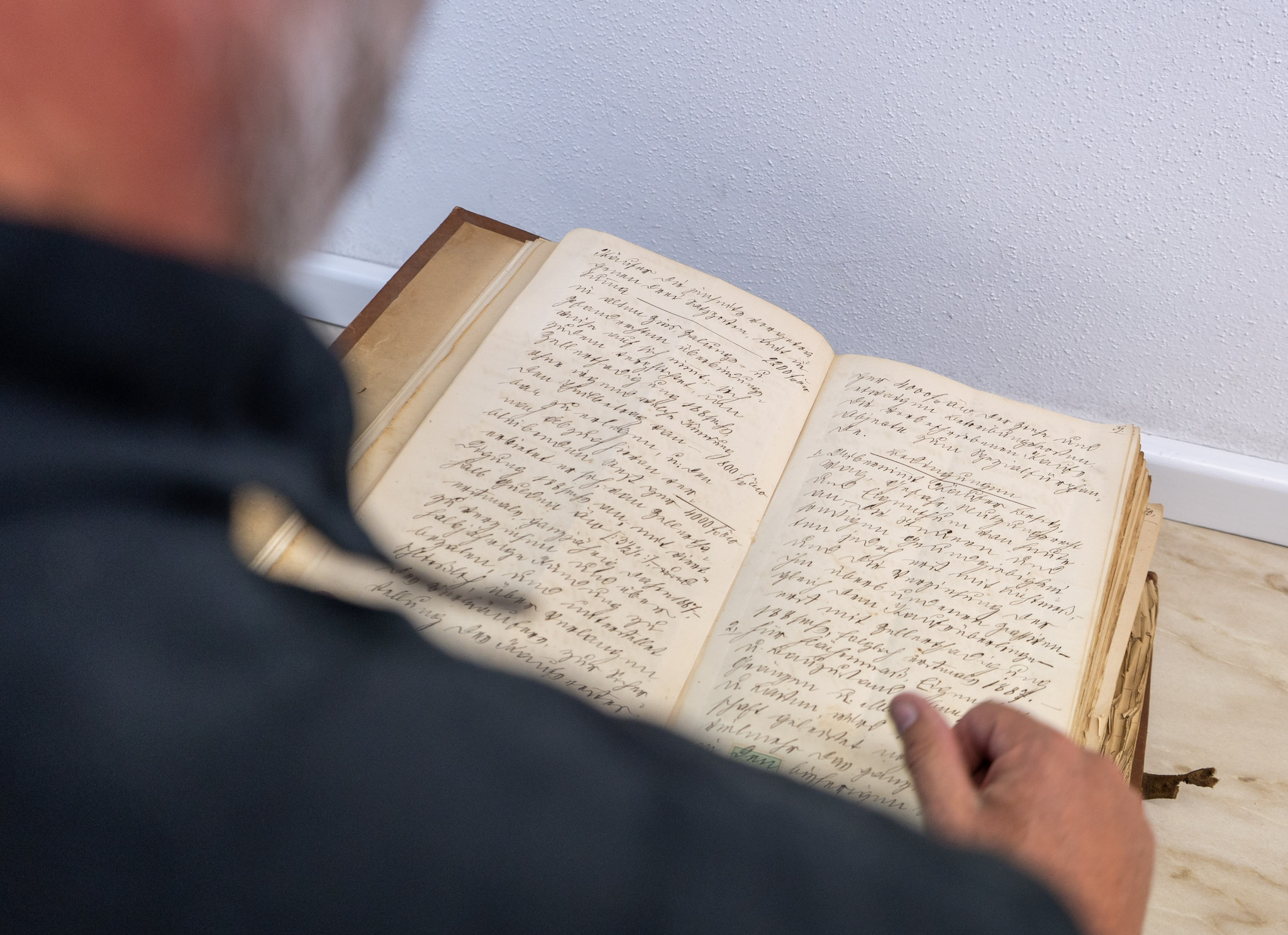 Lettura di verbali comunali storici